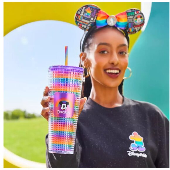 Disney Pride Collection Starbucks® Tumbler with Straw – Purple Mickey Mouse - Picture 4 of 7